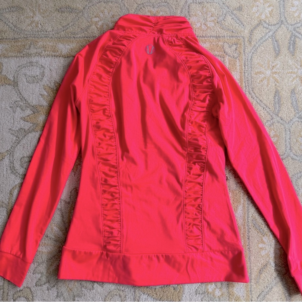 Sunice Neon Pink Ruched Jacket Small - Picture 6 of 13
